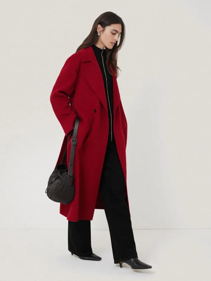 Wool Cashmere Blend Line Jumper Black Women Jigsaw Knitwear and Cashmere