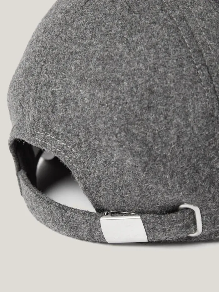 Wool Felted Baseball Cap Grey Women Jigsaw Hats and Gloves