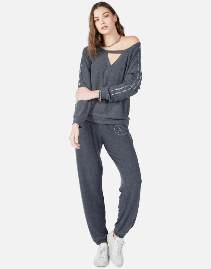 Zahara Inner Peace Black Women Lauren Moshi Long Sleeve