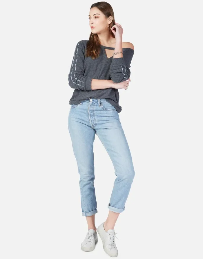 Zahara Inner Peace Black Women Lauren Moshi Long Sleeve