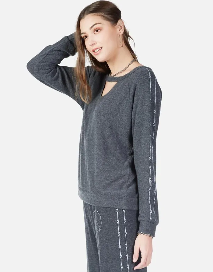 Zahara Inner Peace Black Women Lauren Moshi Long Sleeve