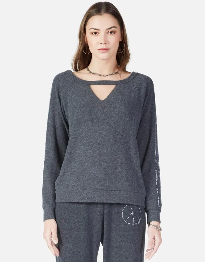 Zahara Inner Peace Black Women Lauren Moshi Long Sleeve